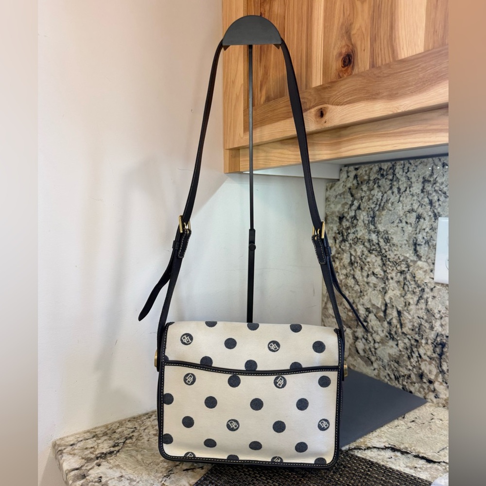 EUC Vintage Dooney & Bourke
Monogram Polka Dot Made in
USA Polka Dot Crossbody - Picture 4 of 16